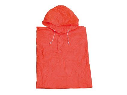 Poncho pláštěnka z pevného PVC oranžová
