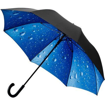Golfový deštník RAINDROPS maxi s motivem kapek