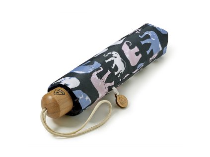 Fulton damsky skladaci destnik Eco Planet UV MARCHING ELEPHANTS L918 slozeny