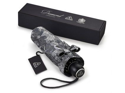 Fulton MARQUISE DIAMOND dámský skládací deštník JACQUARD FLORAL L852