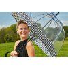 Fulton damsky pruhledny destnik Birdcage 2 Houndstooth BorderL042 foto 3