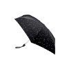 Fulton-damsky-skladaci-destnik-Tiny-2-GLITTER-STARS-BLACK-L501-otevreny