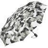 FARE skládací deštník open&close ALVIN CAMOUFLAGE šedý 5468
